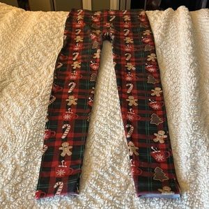 Warm Christmas leggings. Only worn once